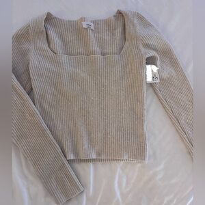 Wilfred Beige LS Top